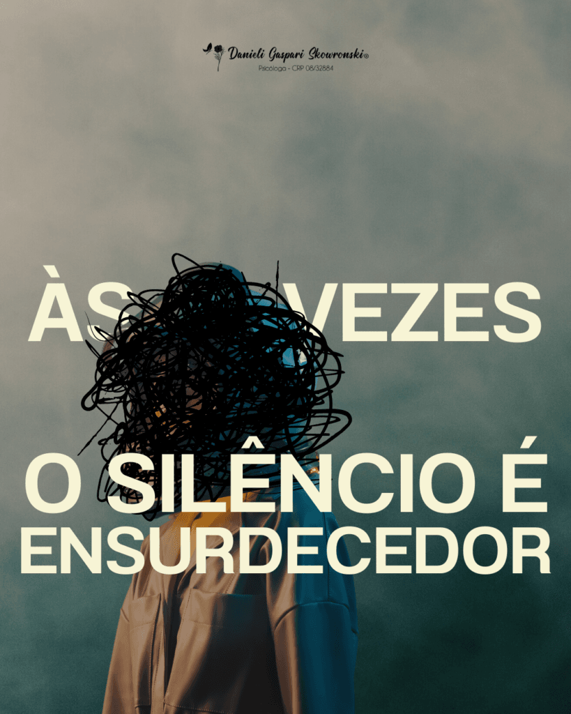 silencio e ensurdecedor